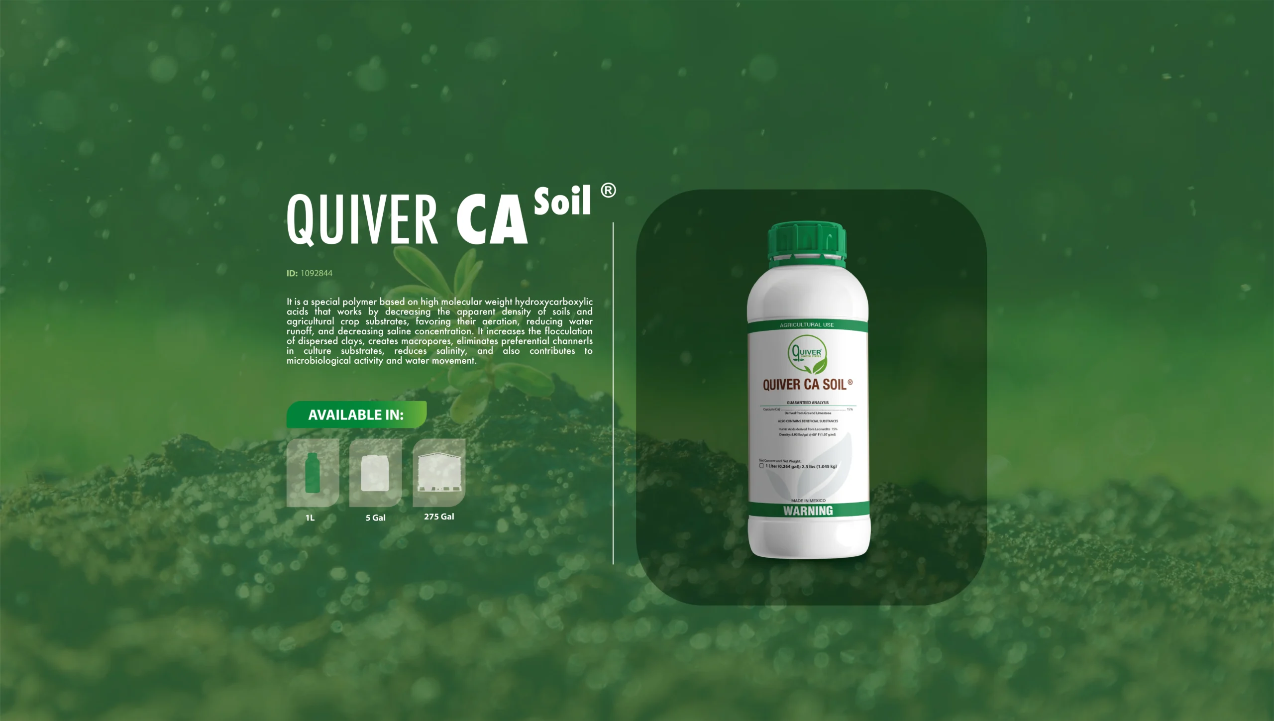 Quiver Ca Soil